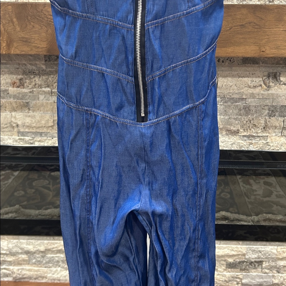 Blue Women's Jumpsuit size large - Picture 3 of 8